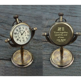 Reloj de escritorio personalizado del octavo aniversario, regalo ADC65